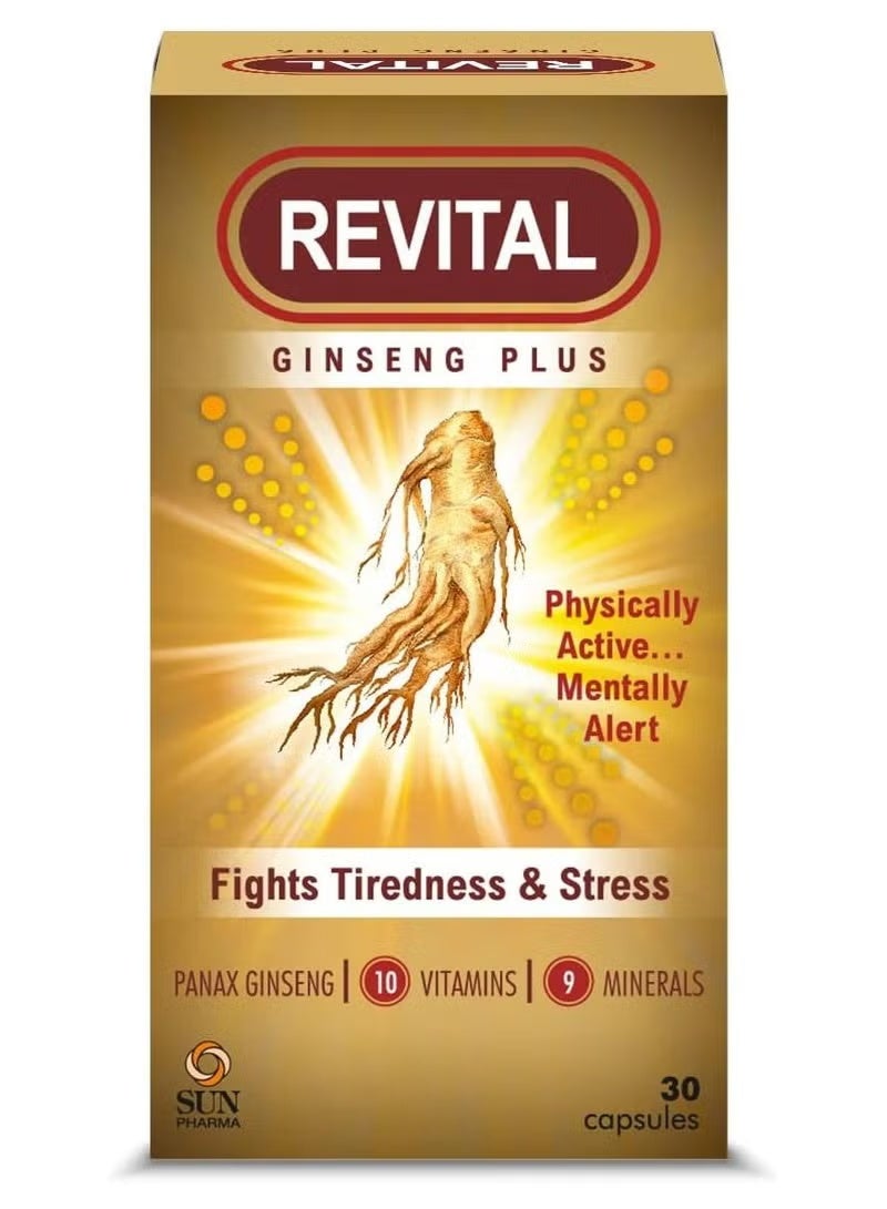 Revital Ginseng Plus Capsules 30’S